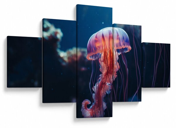 Obraz - Meduza (125x70 cm)