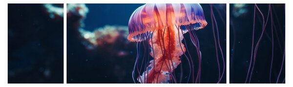 Obraz - Meduza (170x50 cm)