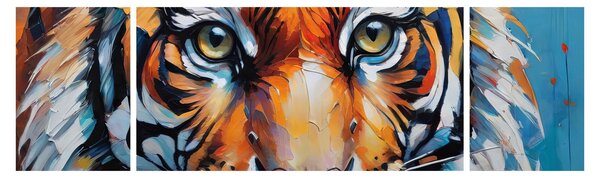 Obraz - Widok tygrysa, obraz (170x50 cm)