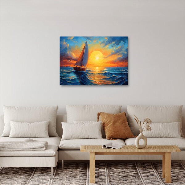 Obraz - Żaglówki (70x50 cm)