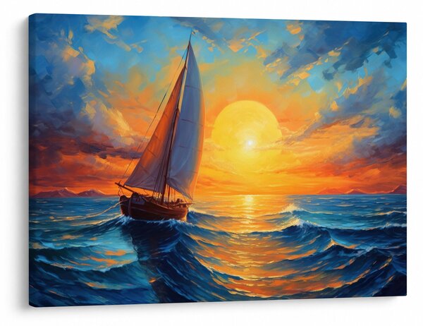 Obraz - Żaglówki (70x50 cm)