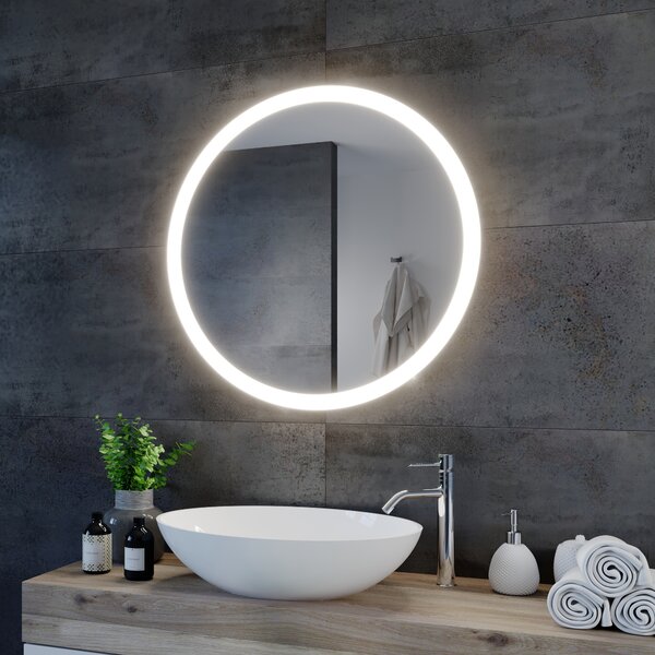 Okrągłe LED lustro do łazienki z oświetleniem C1