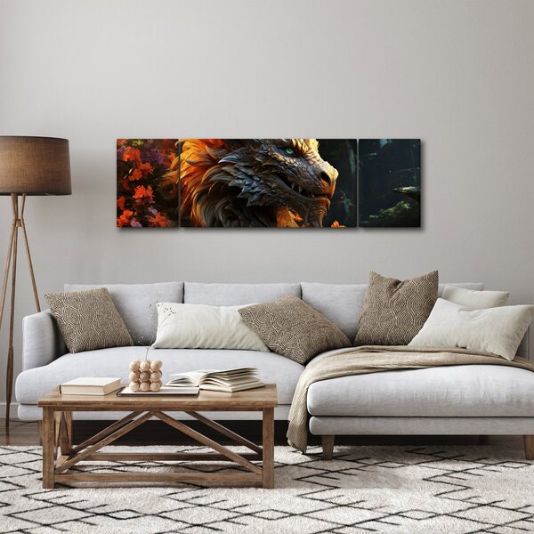 Obraz - Smok (170x50 cm)