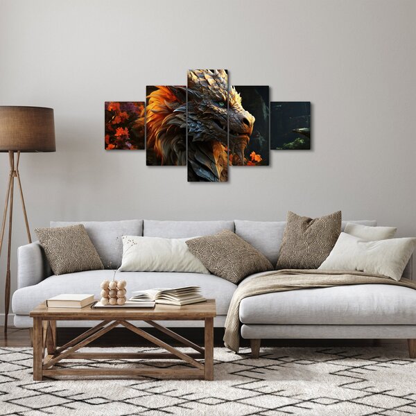 Obraz - Smok (125x70 cm)