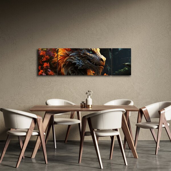 Obraz - Smok (170x50 cm)
