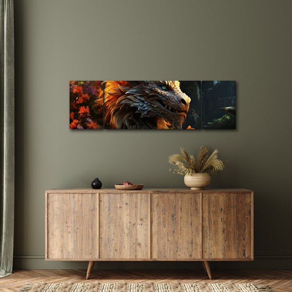Obraz - Smok (170x50 cm)