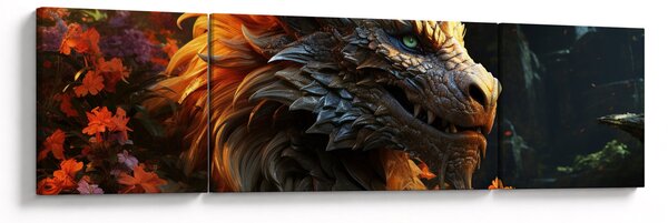 Obraz - Smok (170x50 cm)