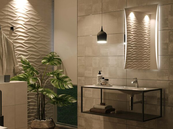 LED lustro do łazienki z oświetleniem M15