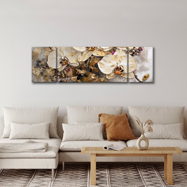 Obraz - Storczyki (170x50 cm)