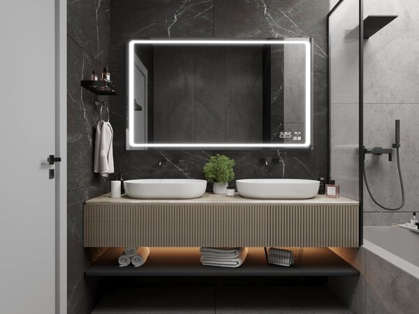 LED lustro do łazienki z oświetleniem M6 premium