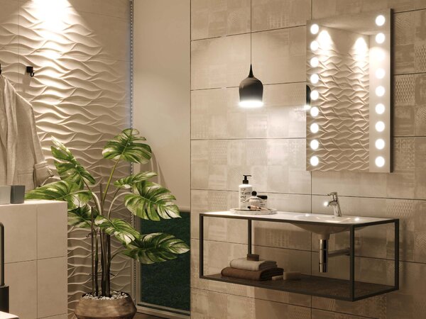 LED lustro do łazienki z oświetleniem M14 premium
