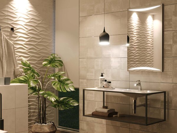 LED lustro do łazienki z oświetleniem M16 premium