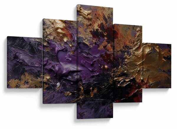 Obraz - Teksturowana abstrakcja (125x70 cm)
