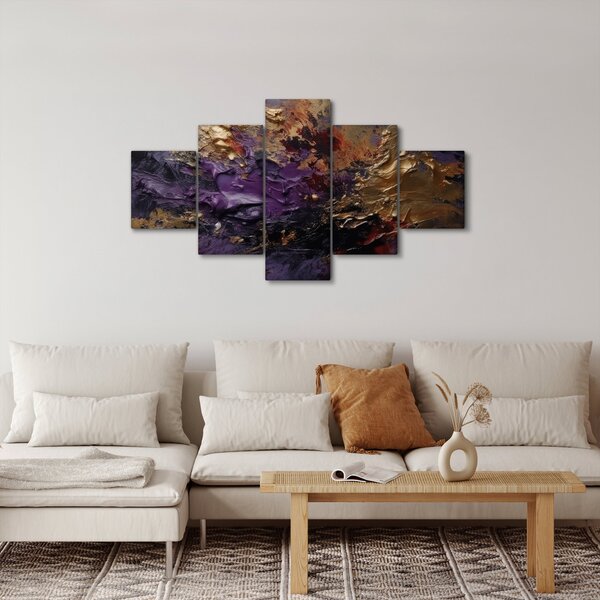 Obraz - Teksturowana abstrakcja (125x70 cm)