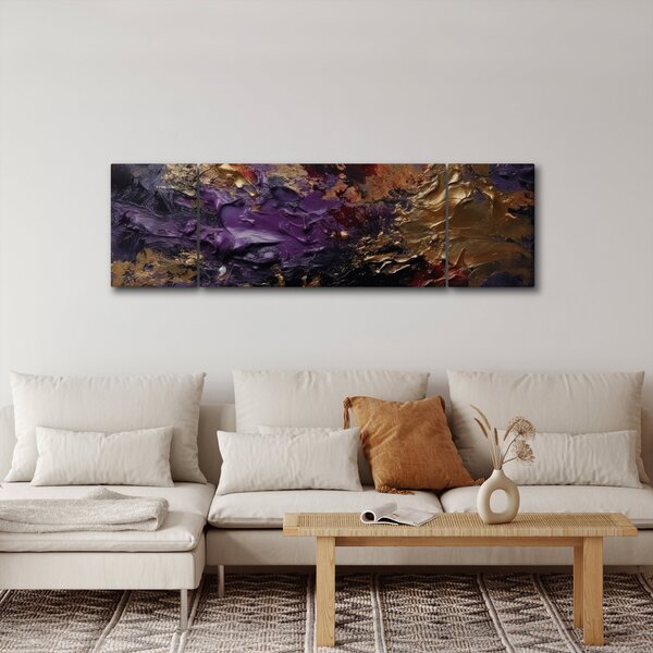 Obraz - Teksturowana abstrakcja (170x50 cm)