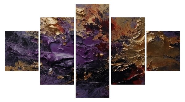 Obraz - Teksturowana abstrakcja (125x70 cm)