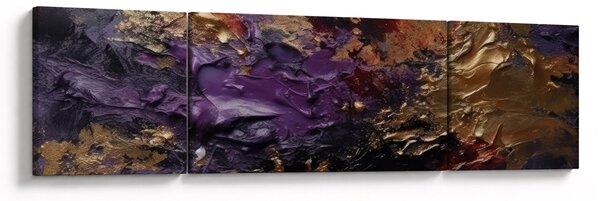 Obraz - Teksturowana abstrakcja (170x50 cm)