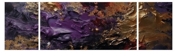 Obraz - Teksturowana abstrakcja (170x50 cm)