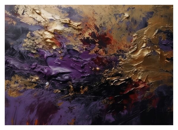 Obraz na szkle - Teksturowana abstrakcja (70x50 cm)