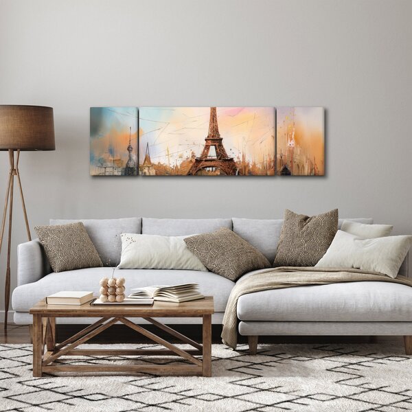 Obraz - Obraz wieży Eiffla (170x50 cm)