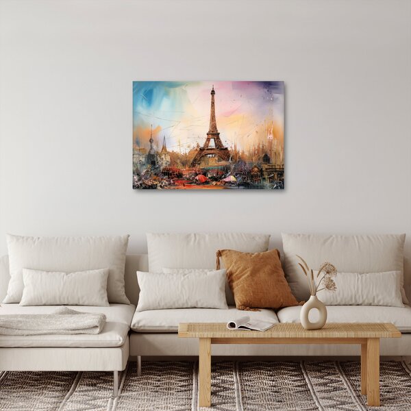 Obraz - Obraz wieży Eiffla (70x50 cm)