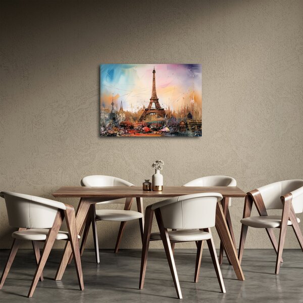 Obraz - Obraz wieży Eiffla (70x50 cm)
