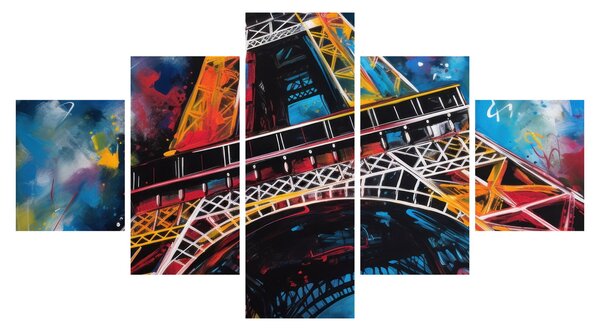 Obraz - Obraz wieży Eiffla II. (125x70 cm)