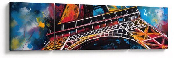 Obraz - Obraz wieży Eiffla II. (170x50 cm)