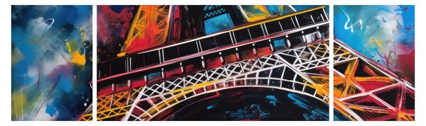 Obraz - Obraz wieży Eiffla II. (170x50 cm)