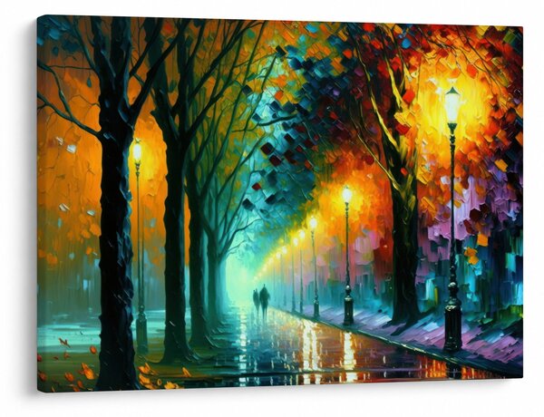 Obraz - Nocny spacer (70x50 cm)