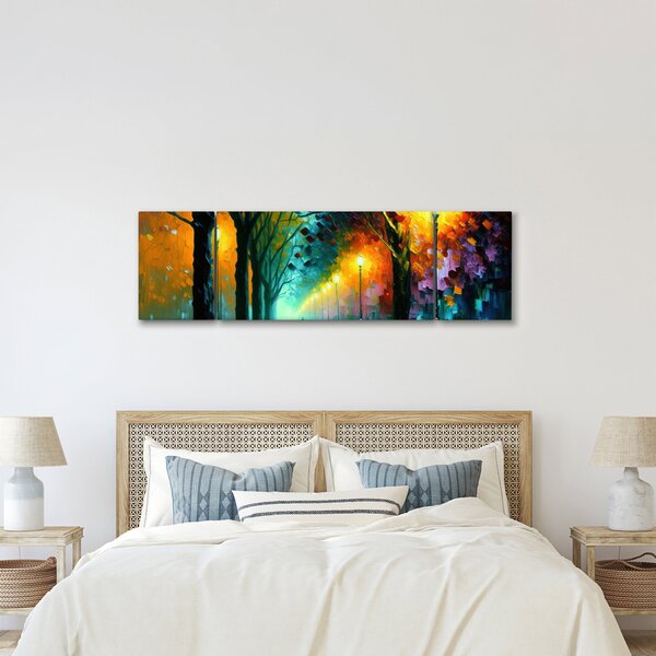 Obraz - Nocny spacer (170x50 cm)