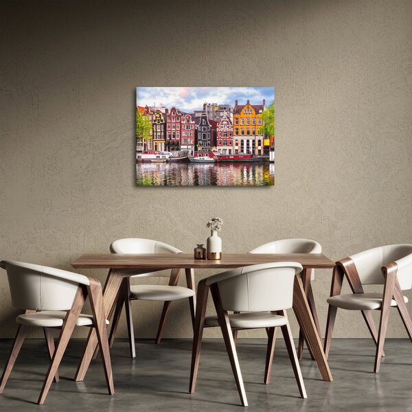Obraz - Amsterdam, domy tańca (70x50 cm)