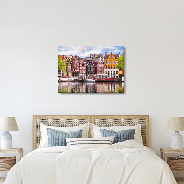 Obraz - Amsterdam, domy tańca (70x50 cm)