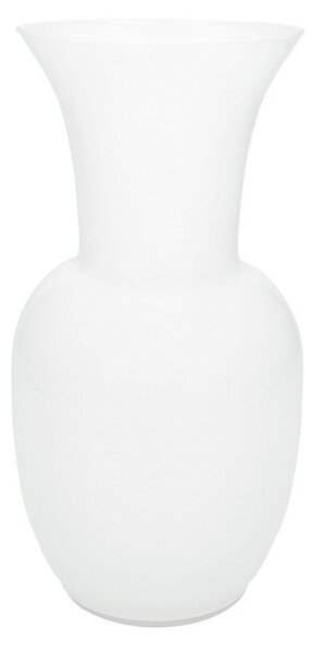 Biały szklany wazon (wysokość 26 cm) – Brandani