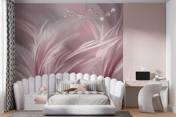 Fototapety Eleganckie pióra w odcieniach różu, Fototapety Abstrakcja, w05658v1 : Uwalls.pl