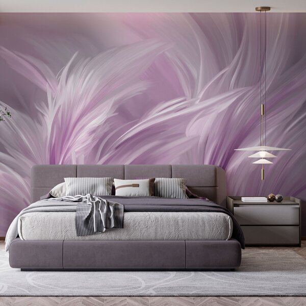 Fototapety Eleganckie pióra w odcieniach fioletu, Fototapety Abstrakcja, w05658v2 : Uwalls.pl