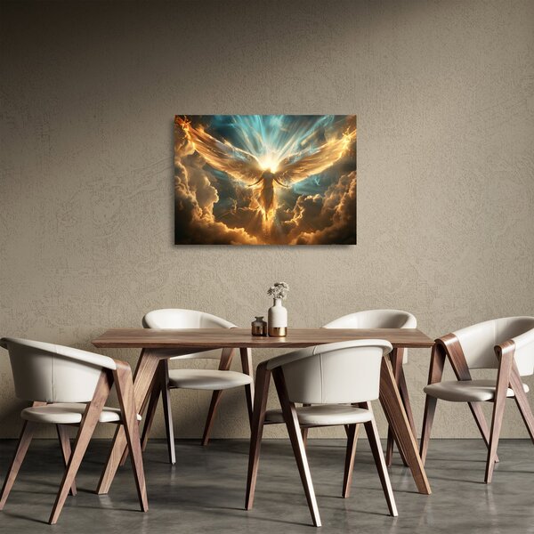 Obraz na szkle - Mitologia anielska (70x50 cm)