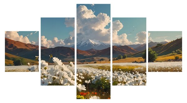 Obraz - Spokojny krajobraz (125x70 cm)