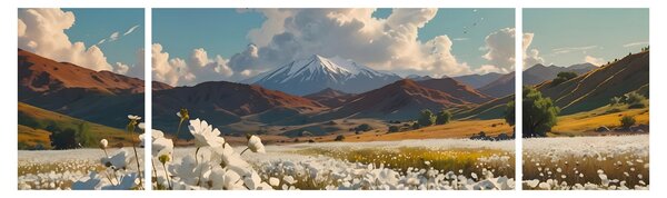 Obraz - Spokojny krajobraz (170x50 cm)