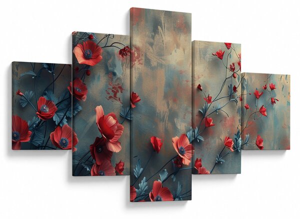 Obraz - Wilcze maki (125x70 cm)