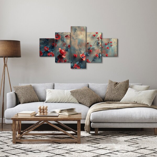 Obraz - Wilcze maki (125x70 cm)