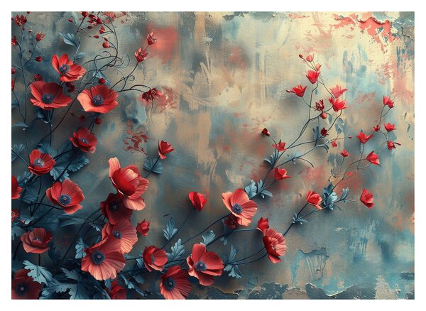 Obraz na szkle - Wilcze maki (70x50 cm)