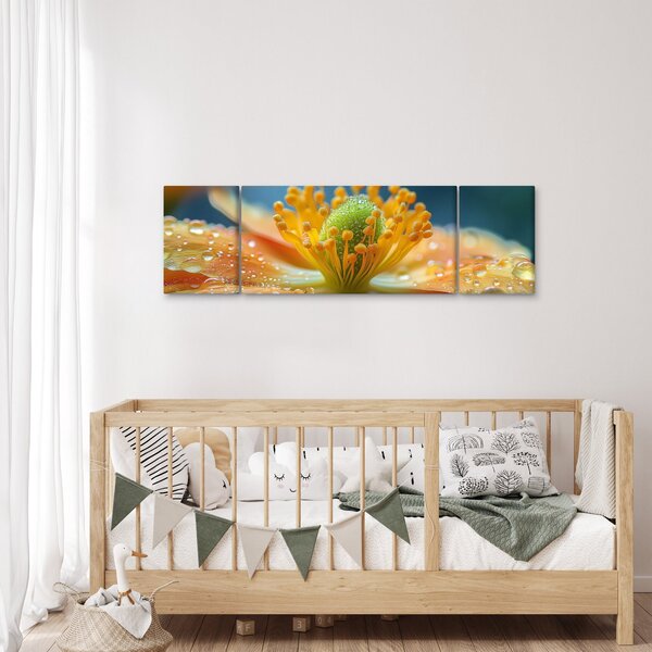 Obraz - Szczegół kwiatu (170x50 cm)