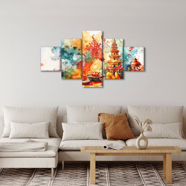 Obraz - Ilustracja akwarelowa (125x70 cm)