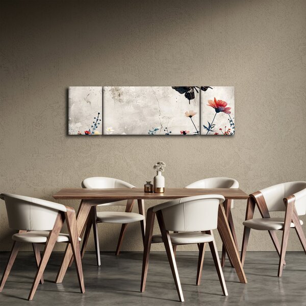 Obraz - Łąka w betonie (170x50 cm)
