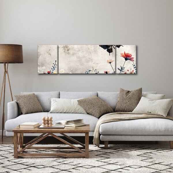 Obraz - Łąka w betonie (170x50 cm)