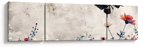 Obraz - Łąka w betonie (170x50 cm)