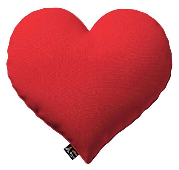 Bawełniana poduszka Heart of Love w czerwonym kolorze
