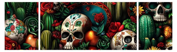 Obraz - Meksykańska koncepcja (170x50 cm)