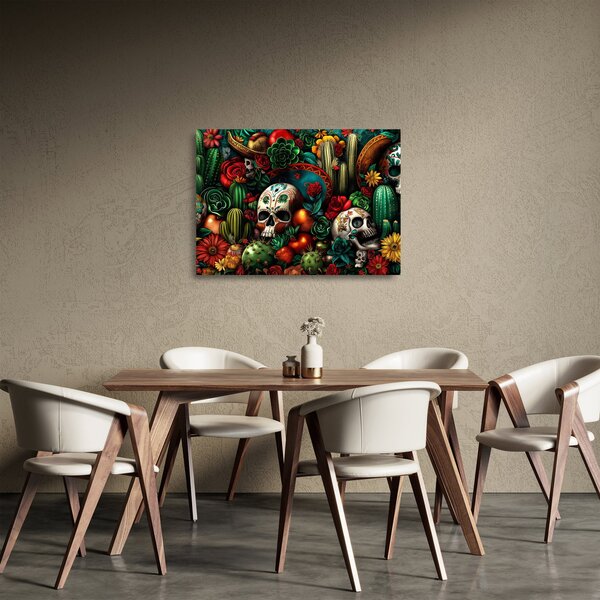 Obraz na szkle - Meksykańska koncepcja (70x50 cm)
